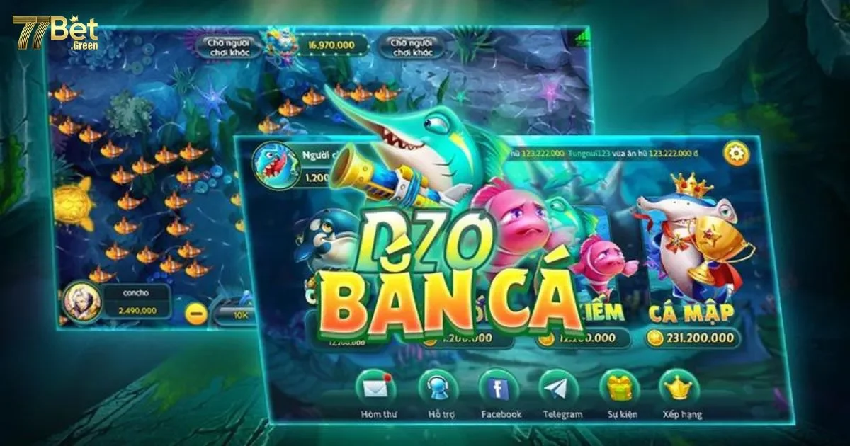 Bắn C&aacute; Jackpot 77bet: C&aacute;ch săn Jackpot trong tr&ograve; chơi bắn c&aacute; 77bet