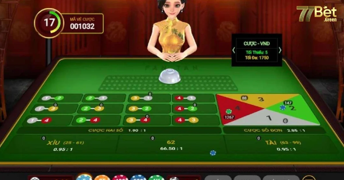 Fantan 77Bet Là Gì? Cách Chơi Fantan Online Như Thế Nào? 4 Những điều cần biết khi tham gia Fantan 77bet
