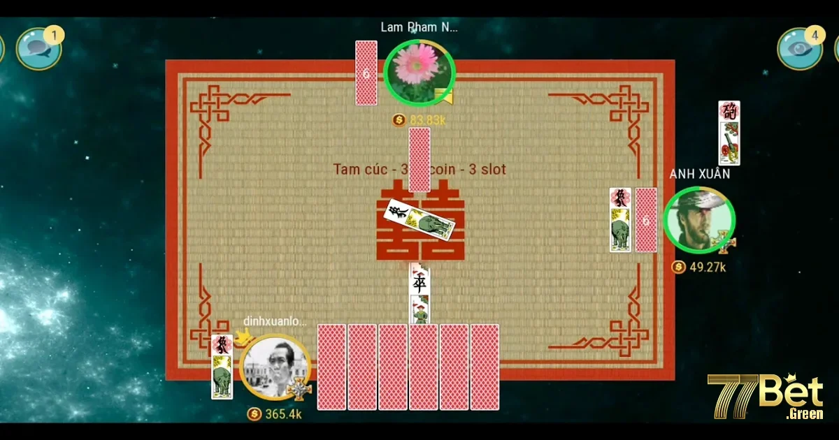 Game Bài Tam Cúc 77bet: Hướng Dẫn Cách Chơi Từ A Đến Z 3 Quy trình chơi game bài Tam cúc